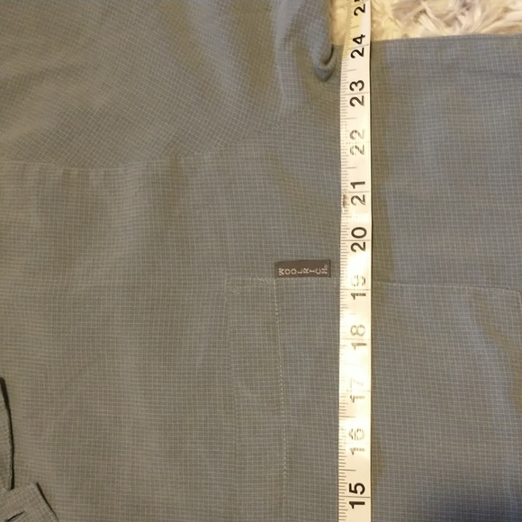 Woolrich men's size L short sleeve button down casual with logo - Picture 6 of 12